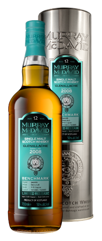 Murray McDavid Limited Release 12 Year Old Glenallachie Benchmark Cognac Cask Finished Single Malt Scotch Whisky 750ml