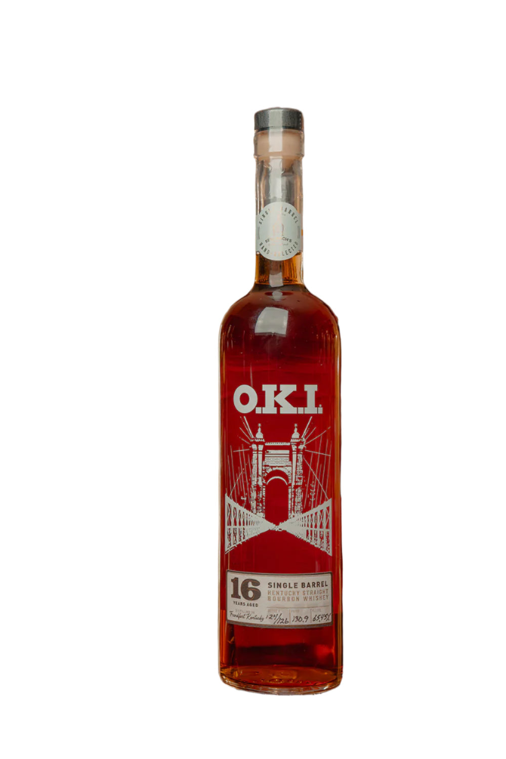 O.K.I. 16 Year Single Barrel Kentucky Straight Bourbon Whiskey