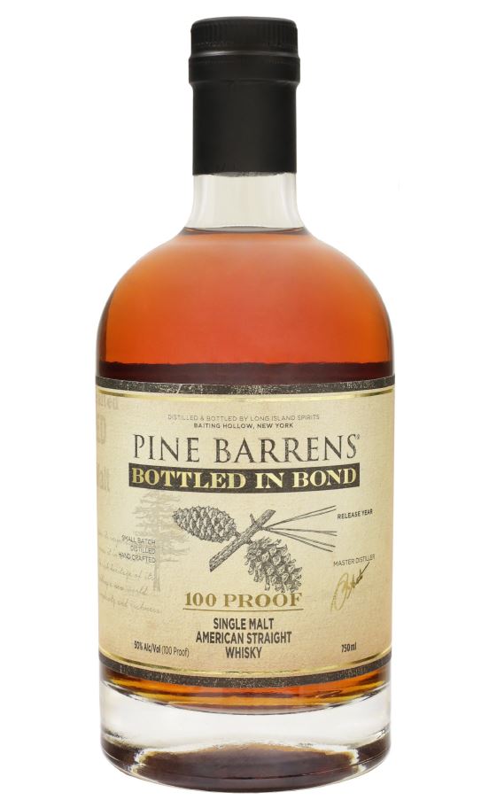 Pine Barrens Bottled In Bond American Straight Single Malt Whisky 750ml
