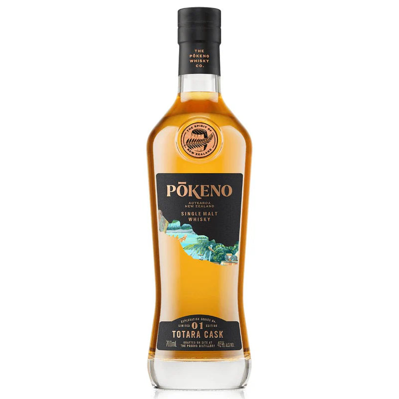Pokeno Exploration Series No. 1 Totara Cask Single Malt Whisky 700ml
