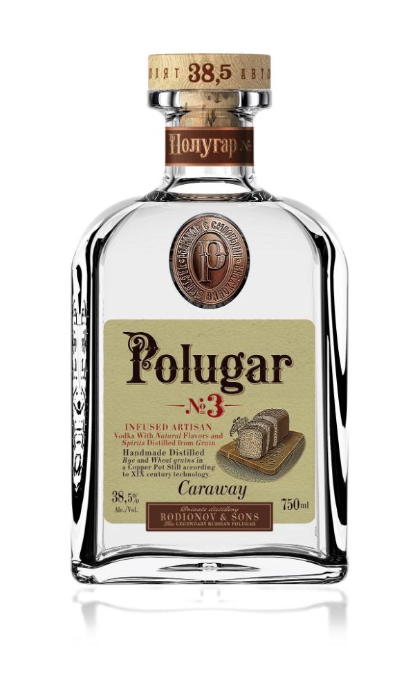 Polugar No. 3 Caraway Vodka 750ml