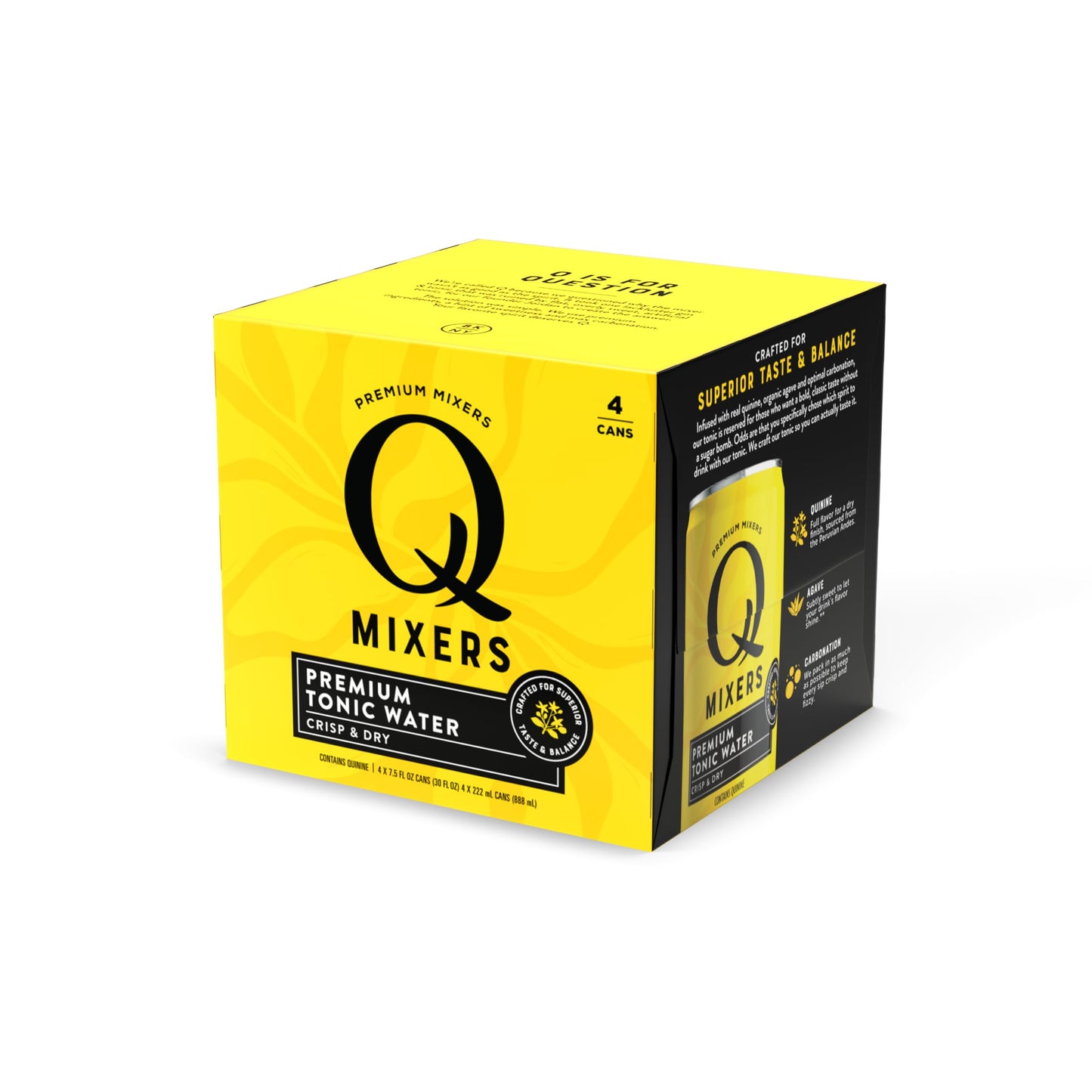 Q Mixers Tonic 7.5-Oz Can 4-Pack