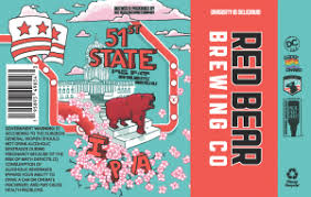 Red Bear Fifty First State India Pale Ale Beer 16-Oz Can 6-Pack