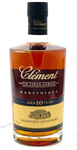 Rhum Clement 10 Years Old Grande Reserve Rhum Vieux Agricole Rum 700ml