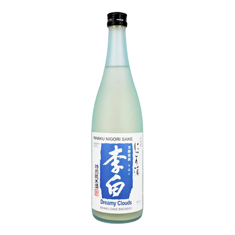Rihaku Dreamy Clouds Nigori Tokubetsu Junmai Sake 720ml