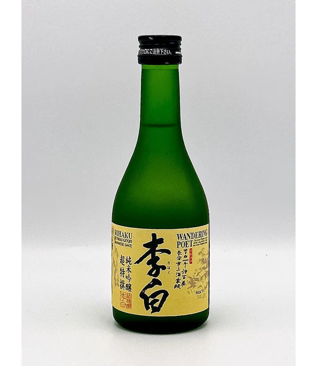 Rihaku Wandering Poet Junmai Ginjo Sake 300ml