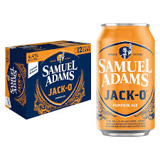 Samuel Adams Jack O Pumpkin Ale Beer 12-Oz Can 12-Pack