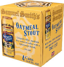 Samuel Smith's Oatmeal Stout Beer 14.9-Oz Can 4-Pack