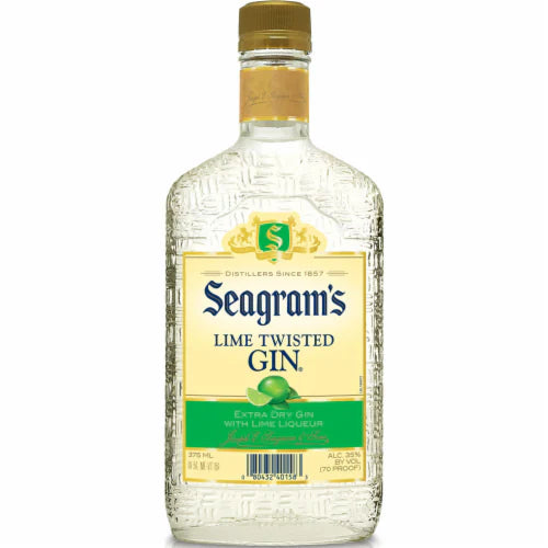 Seagers Lime Twisted Distilled Dry Gin 375ml