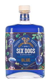 Six Dogs Blue Gin 750ml