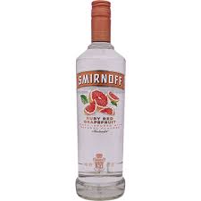 Smirnoff Ruby Red Grapefruit Vodka 1Lt