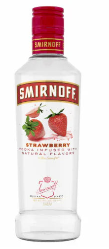 Smirnoff Twist of Strawberry Flavored Vodka 375ml