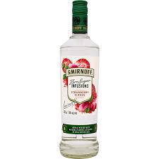 Smirnoff Zero Sugar Infusion Strawberry & Rose 750ml