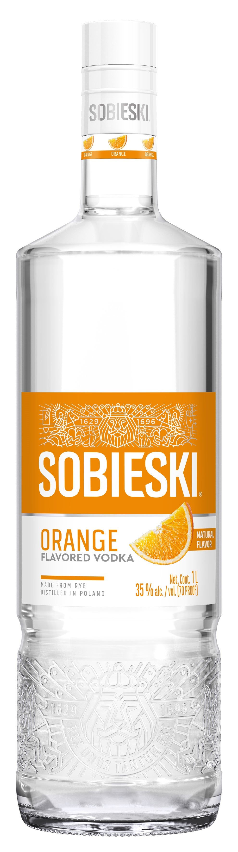 Sobieski Orange Flavored Vodka 1Lt