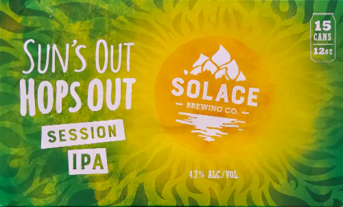 Solace Brewing Suns Out Hops Out Session India Pale Ale Beer Can 15-Pack