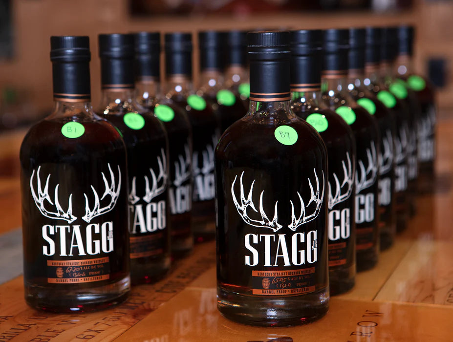 Stagg Limited Edition Barrel Proof Batch 1-16 Vertical Bundle Pack 750ml
