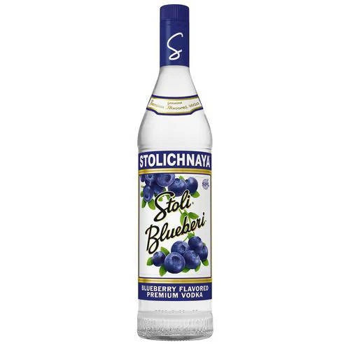 Stolichnaya Blueberi Blueberry Vodka 1Lt