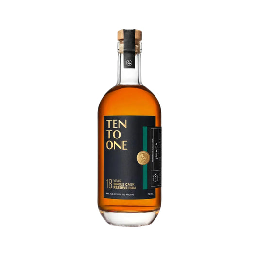 Ten To One Reserve Cask Collection 18 Year Single Cask Reserve Jamaica Rum 750ml