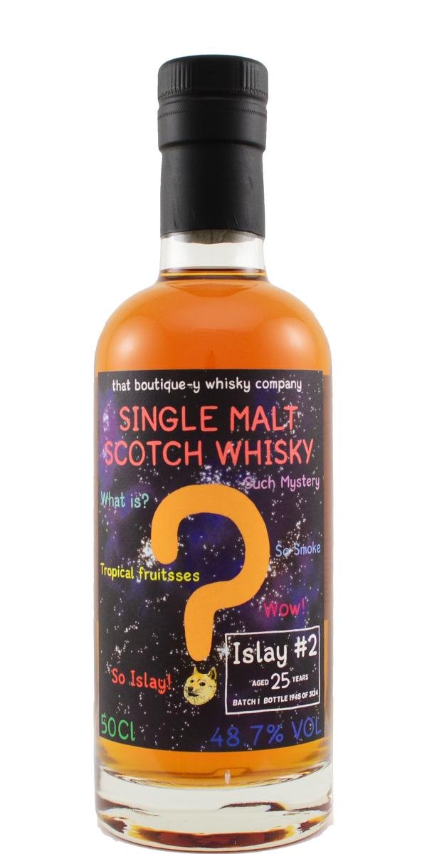 That Boutique-y Whisky Co. Islay Batch #2 25 Year Old Single Malt Scotch Whisky 375ml