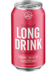 The Finnish Long Drink Cranberry Cocktail Can 6-Pack