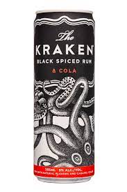 The Kraken Black Spiced Rum & Cola Can 4-Pack