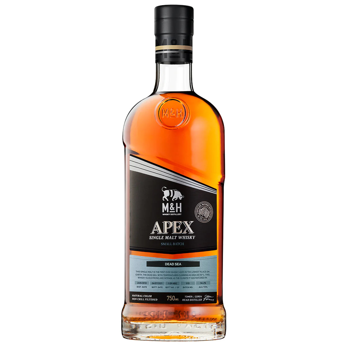 The Milk & Honey Distillery M & H Apex Dead Sea Single Malt Whisky 750ml