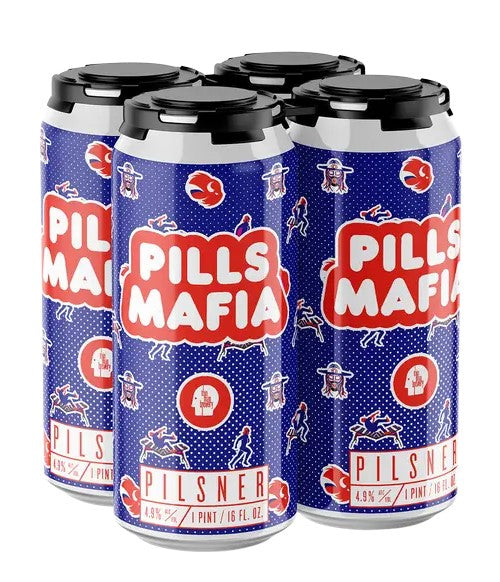 Thin Man Pills Mafia Pilsner Beer 16-Oz Can 4-Pack
