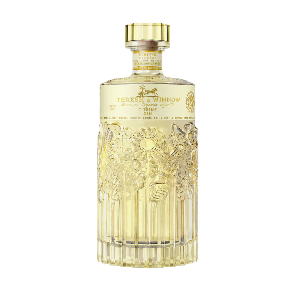 Thresh & Winnow Spirits Limited Release Citrine Edition No. 01 Small Batch Citrine Gin 750ml