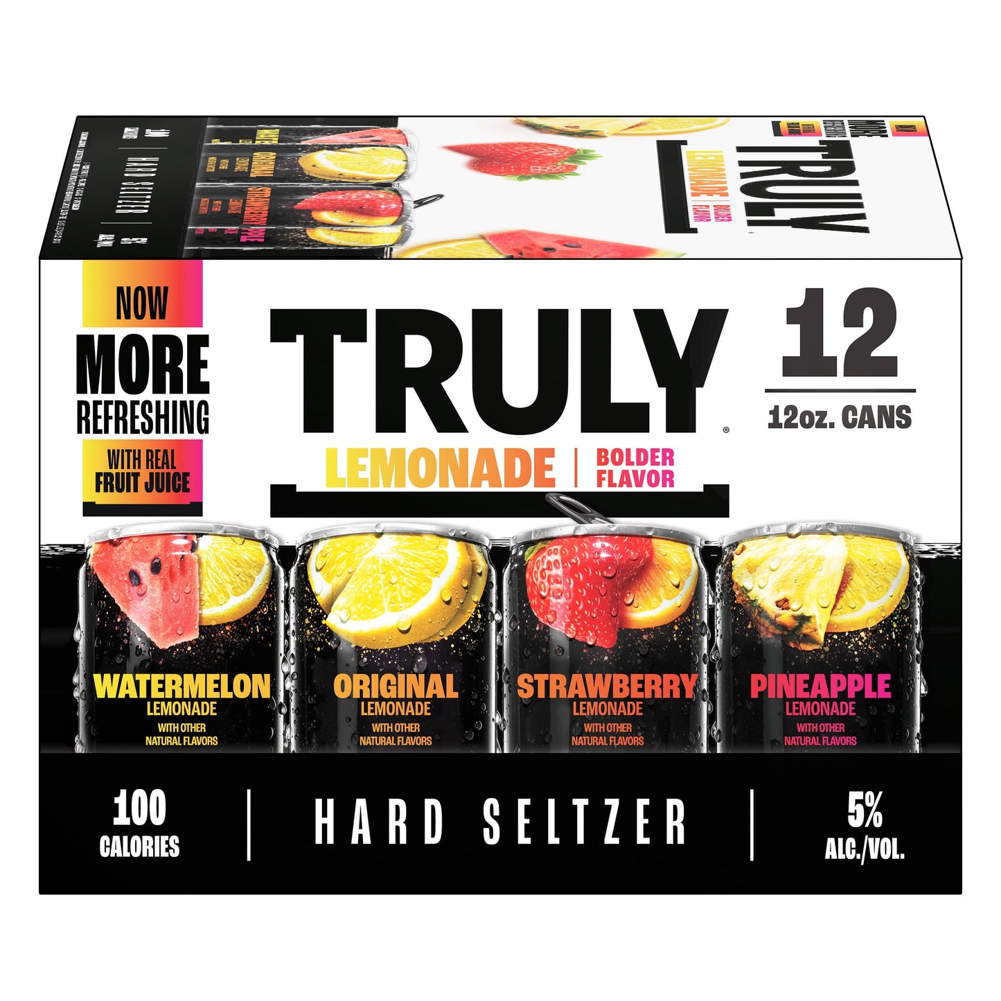 Truly Lemonade Hard Seltzer Mix Variety Cocktail 12-Oz Can 12-Pack