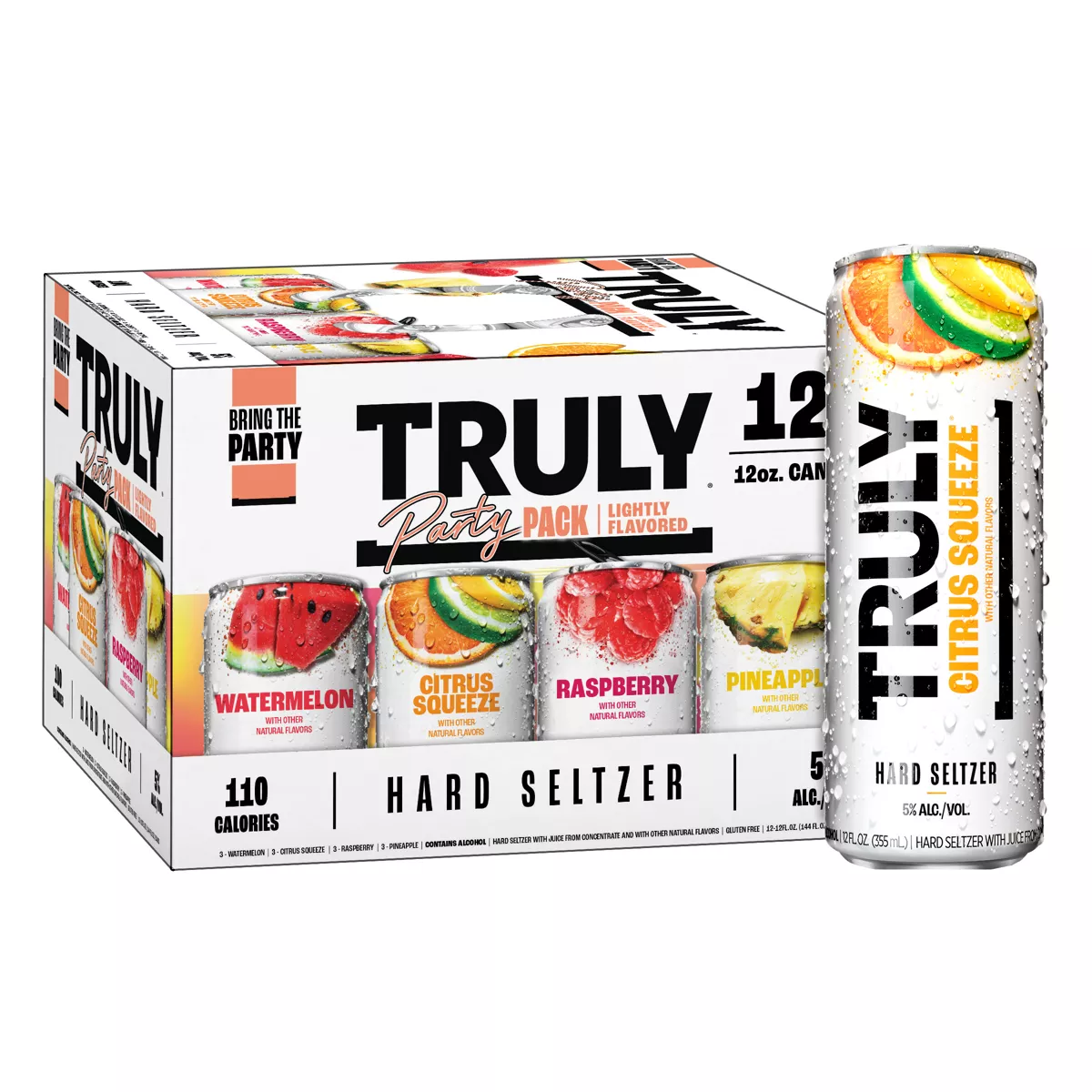 Truly Party Hard Seltzer Variety 12-Oz Can 12-Pack