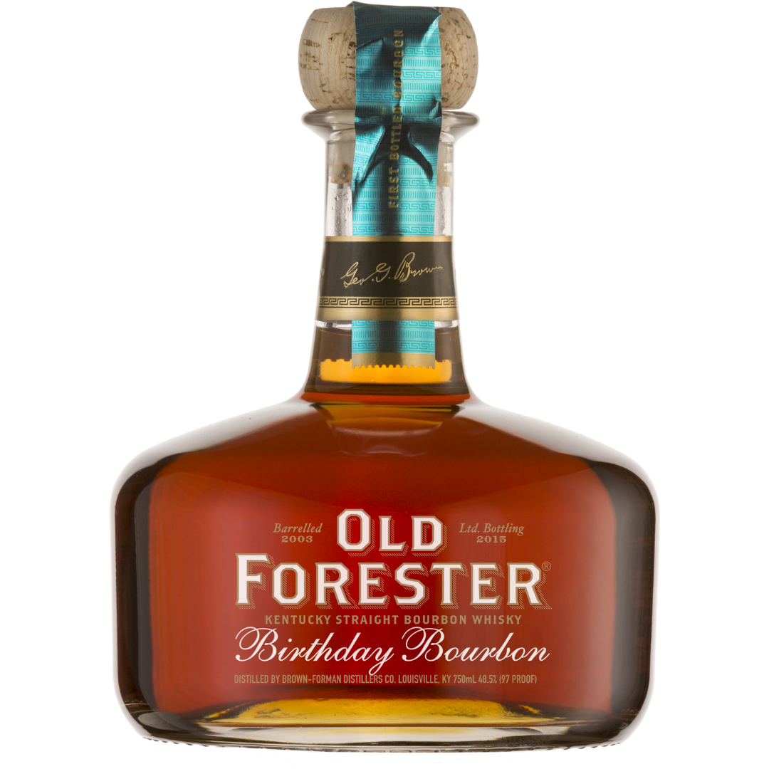 2015 Old Forester Birthday Bourbon 12 Year Old Kentucky Straight Bourbon Whiskey 750ml