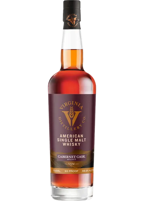 Virginia Distillery Co. VHW Cabernet Cask Select American Single Malt Whisky 700ml