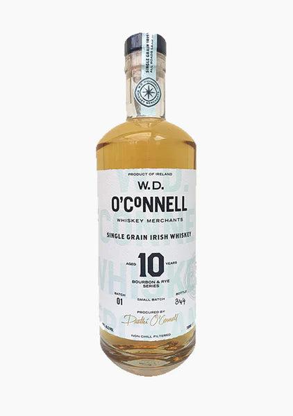 W.D O'Connell Bourbon & Rye Series 10 Year Old Single Grain Irish Whiskey 750ml