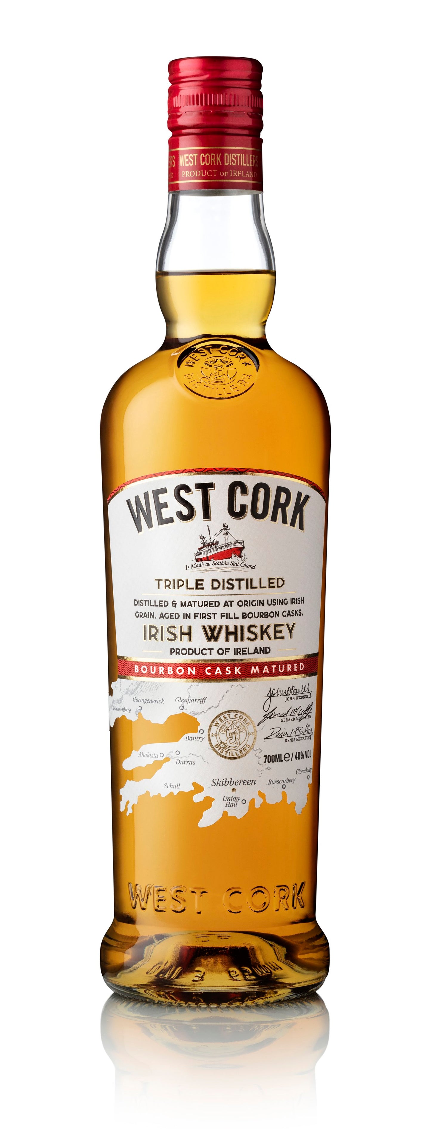West Cork Bourbon Cask Blended Irish Whiskey 750ml