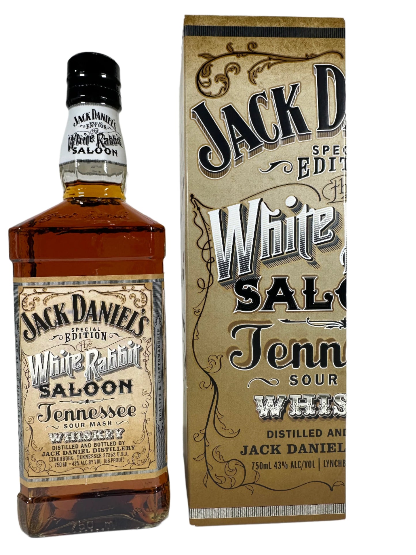 Jack Daniel's White Rabbit Saloon 120th Anniversary Limited Edition Sour Mash Whiskey 750ml