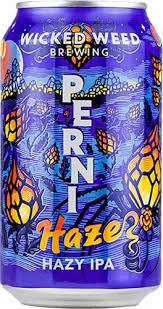 Wicked Weed Brewing Perni-Haze Hazy India Pale Ale Beer Can 19.2-Oz