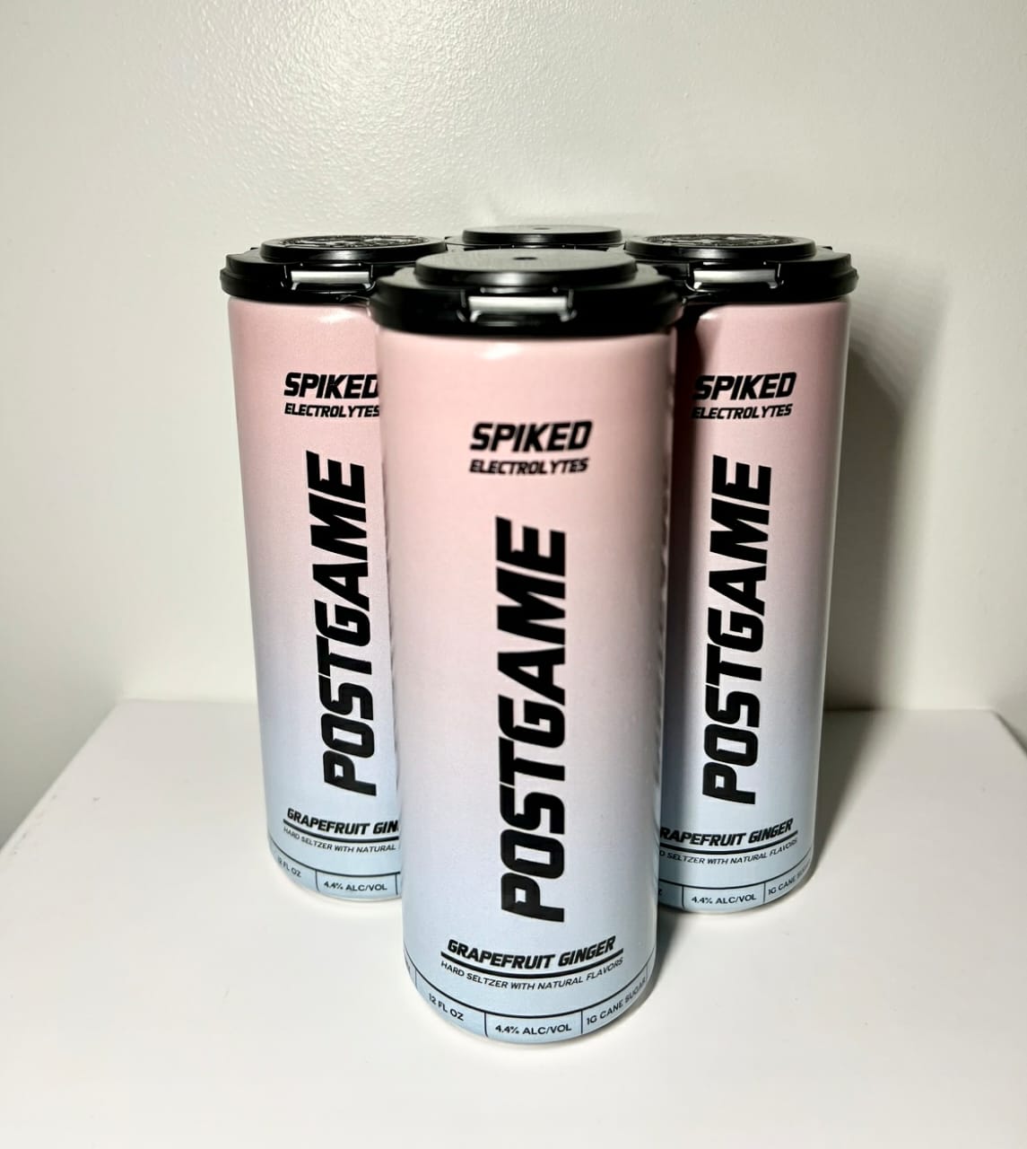 Postgame Grapefruit Ginger Spiked Electrolyte Seltzer 4-Pack