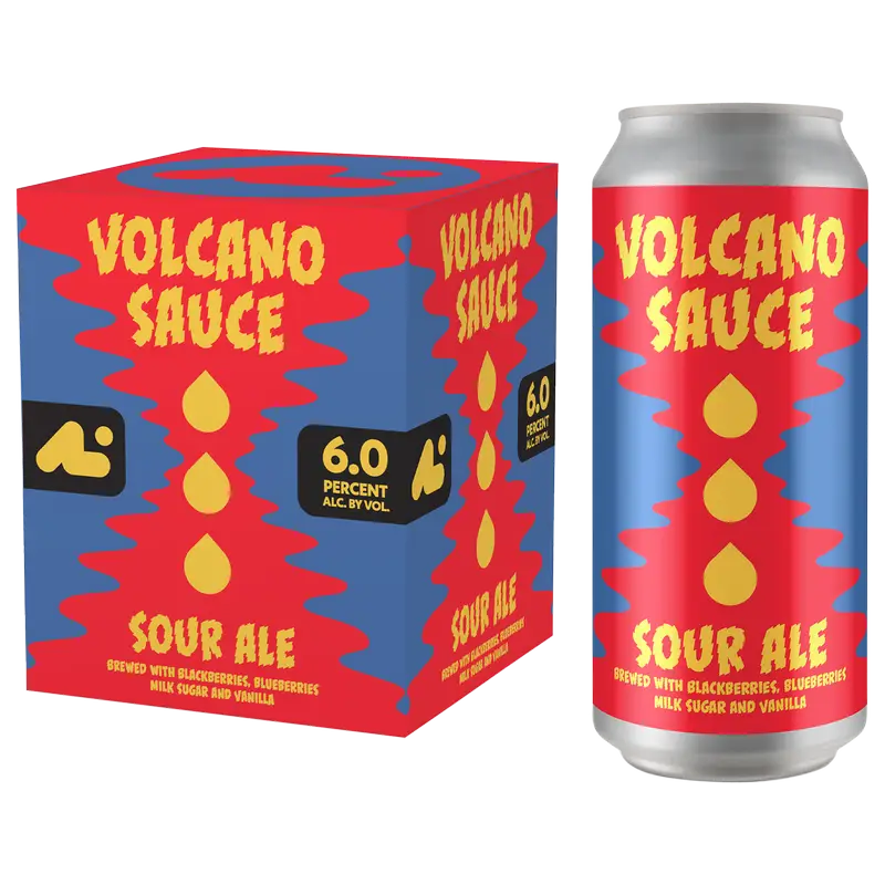 Aslin Volcano Sauce Sour Beer 16-Oz Can 4-Pack