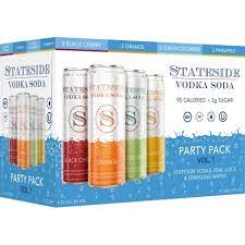 Stateside Vodka Soda Variety Pack 8-Pack