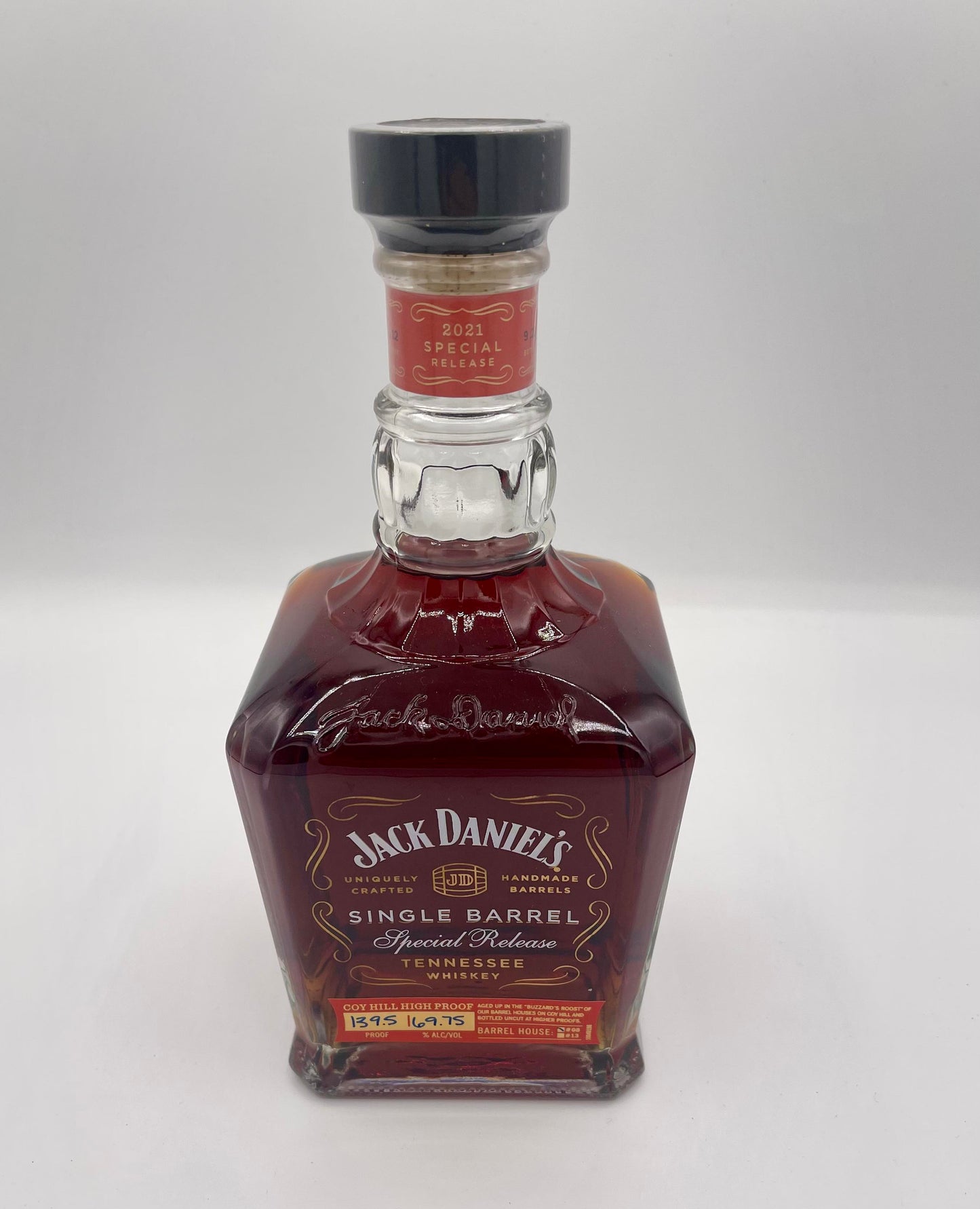 Jack Daniel's Single Barrel Special Release Coy Hill 139.5 Proof Blue Ink Tennessee Whiskey 750ml