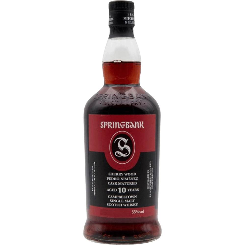 Springbank Pedro Ximenez Cask Matured 10 Year Old Single Malt Scotch Whisky 750ml