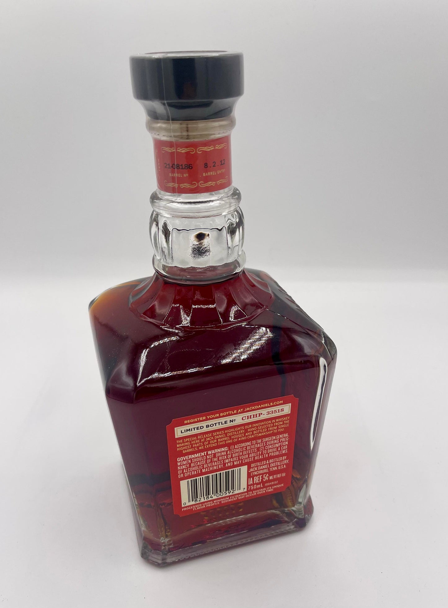 Jack Daniel's Single Barrel Special Release Coy Hill 139.6 Proof Black Ink Tennessee Whiskey 750ml