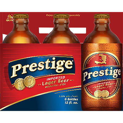 Prestige Lager Beer 12-Oz Bottle 6-Pack