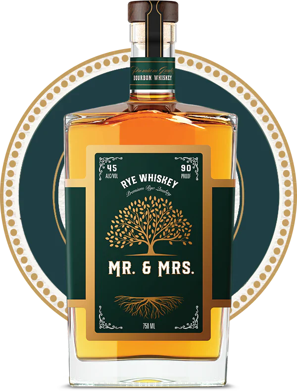 Mr & Mrs Green Oak Rye Whiskey 750ml