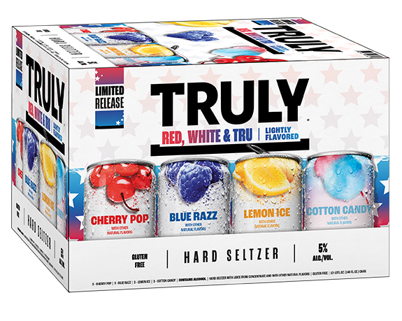 Truly Hard Seltzer Red White and True Varity 12-Oz Can 12-Pack