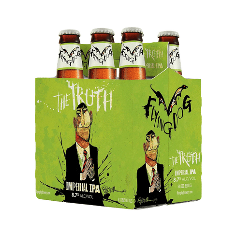 Flying Dog Brewery The Truth Imperial India Pale Ale Beer 12-Oz Bottle 6-Pack