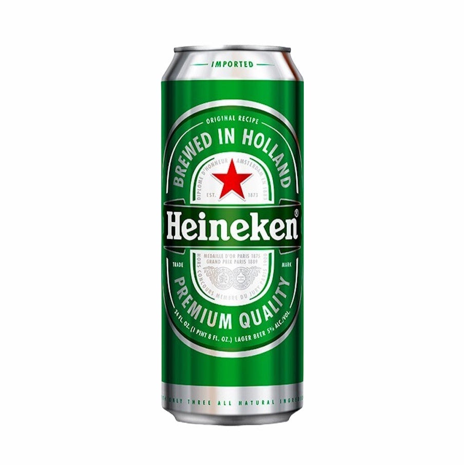 Heineken Lager Beer Can 24-Oz