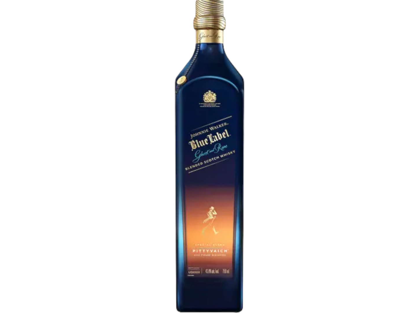 Johnnie Walker Blue Label Ghost and Rare Pittyvaich Blended Scotch Whisky 750ml