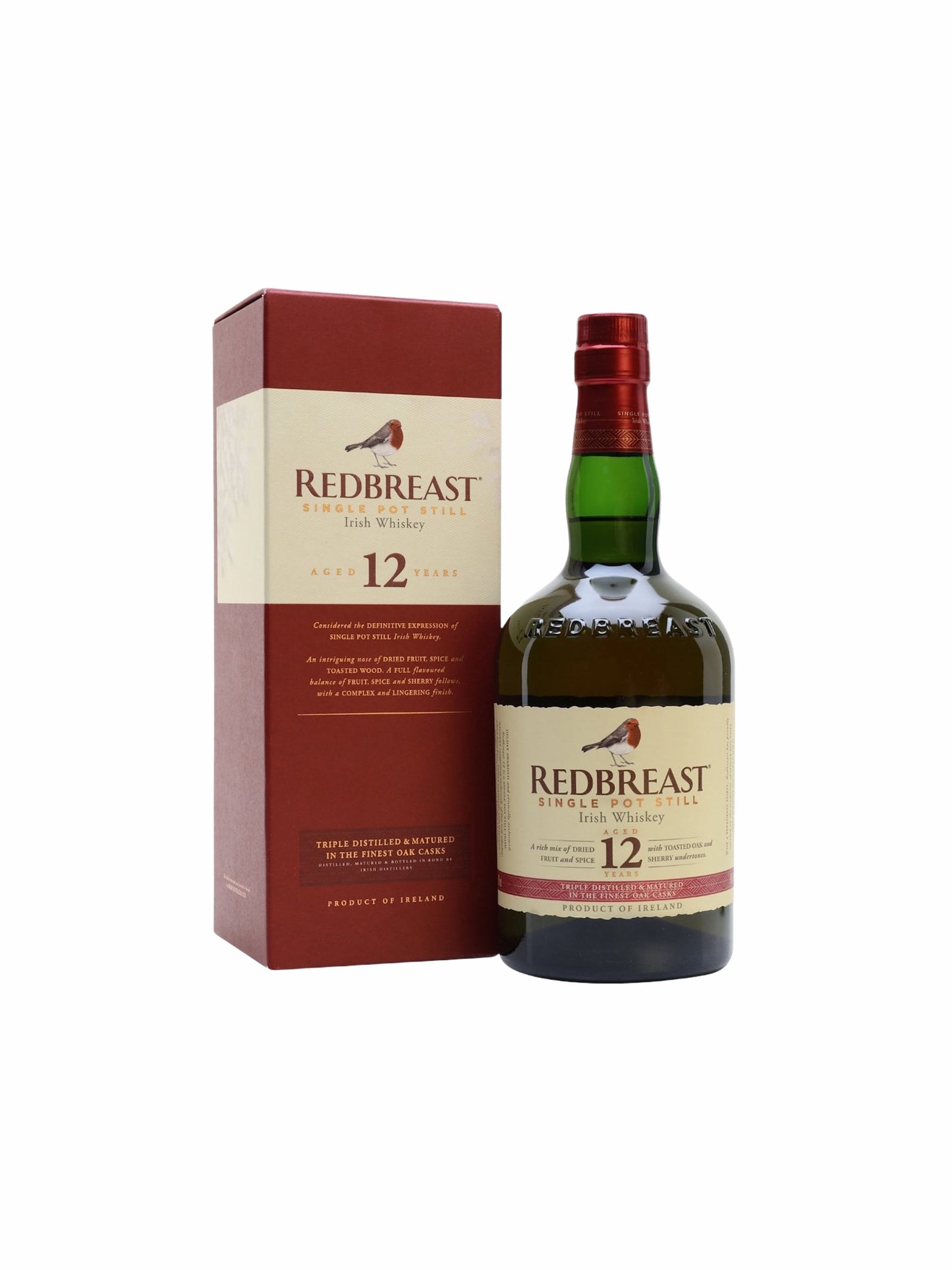 Redbreast 12 Year Old Single Pot Still Irish Whiskey 750ml