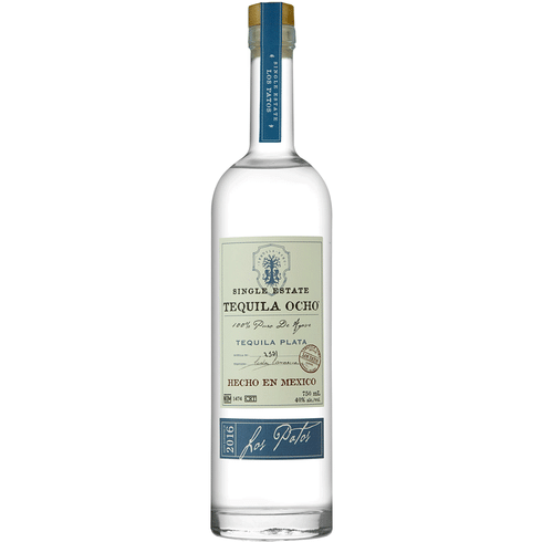 Tequila Ocho Single Estate Plata Blanco Tequila 750ml